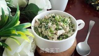 茼蒿炒小豆腐的做法步骤：6