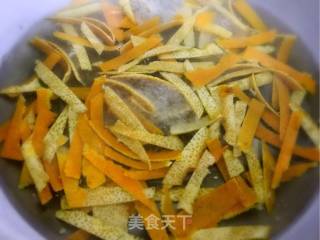 话梅糖渍橙皮的做法步骤：4