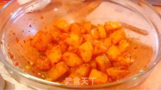 锅巴土豆（中英材料版）的做法步骤：7