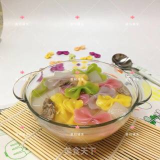 牛肉萝卜汤面的做法步骤：7