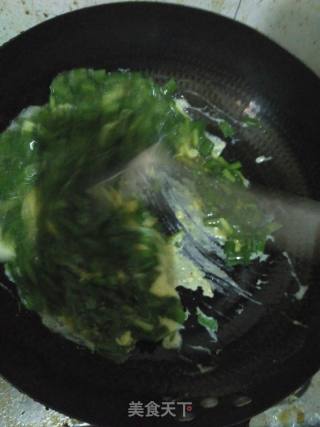 韭菜炒鸡蛋的做法步骤：4
