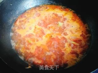 西红柿鸡蛋捞饸饹的做法步骤：17