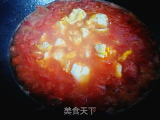 西红柿鸡蛋捞饸饹的做法步骤：18