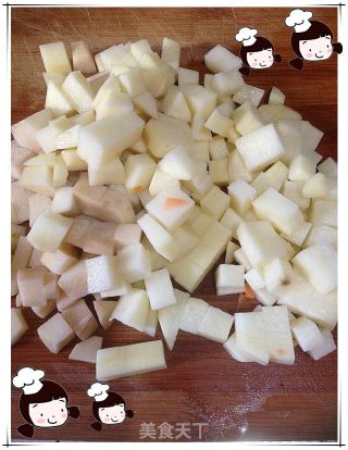 仙草阁私房菜（素食主义）--酱爆素丁的做法步骤：1
