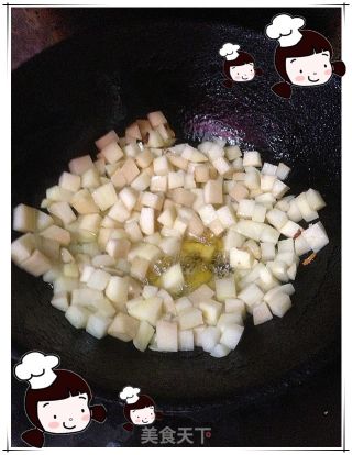 仙草阁私房菜（素食主义）--酱爆素丁的做法步骤：6
