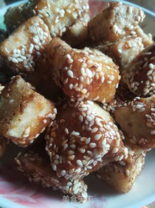 芝麻茄球的做法步骤：7