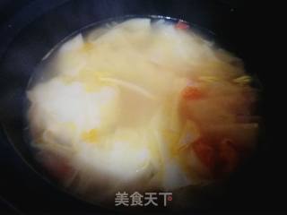 馄饨皮儿做的——酸汤面叶儿的做法步骤：9