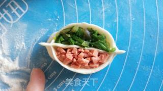 平分秋色蒸饺的做法步骤：9