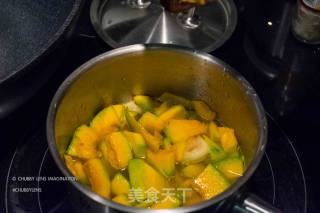 南瓜汁扒豆苗的做法步骤：6