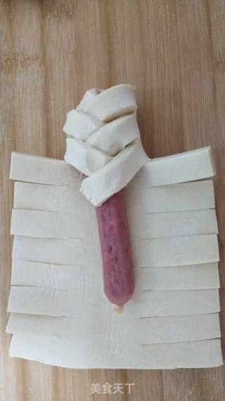 懒人版起酥香肠面包的做法步骤：4