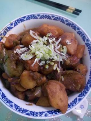土豆炖茄子的做法步骤：7