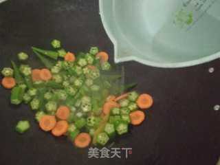 橄榄菜秋葵的做法步骤：6
