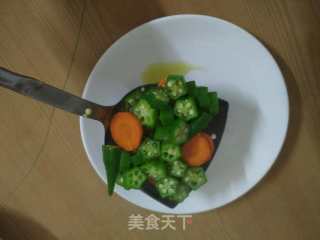 橄榄菜秋葵的做法步骤：8