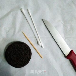 奥利奥饼干画——风靡全网的OREO打开方式的做法步骤：1
