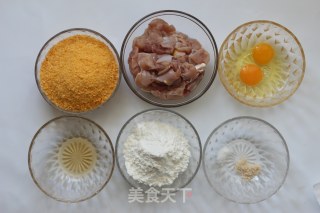 烤箱版鸡米花的做法步骤：1