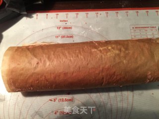 红丝绒蛋糕卷#烤箱美食#的做法步骤：16