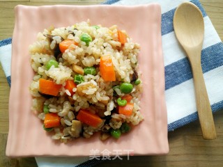 美味炒糯米饭的做法步骤：15