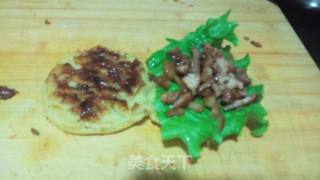 肉夹玉米馍的做法步骤：7