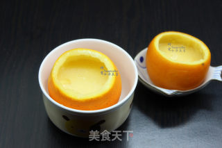 柳橙蒸蛋的做法步骤：6