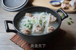 萝卜丝肉丸汤的做法步骤：11