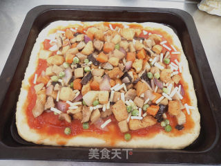 鸡肉披萨的做法步骤：18