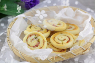 葱油培根饼的做法步骤：10