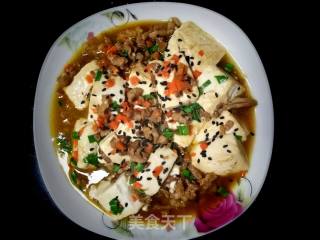 肉丁烧豆腐的做法步骤：6