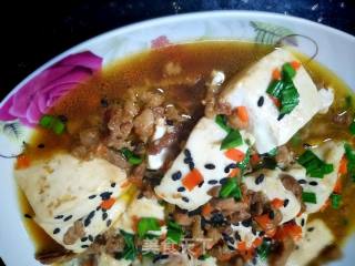 肉丁烧豆腐的做法步骤：7