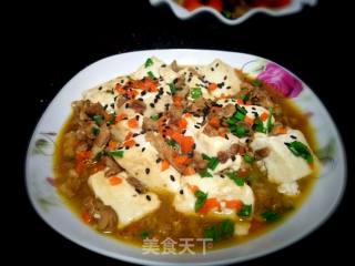 肉丁烧豆腐的做法步骤：8