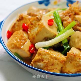 鱼头焖豆腐的做法步骤：5