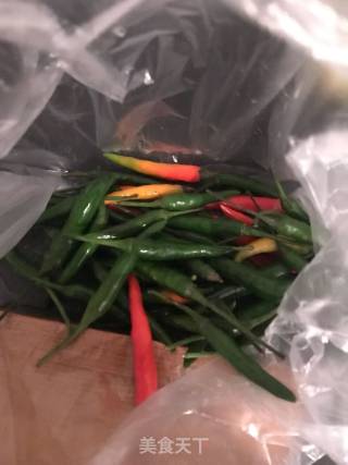 尖椒炝炒茶树菇的做法步骤：6