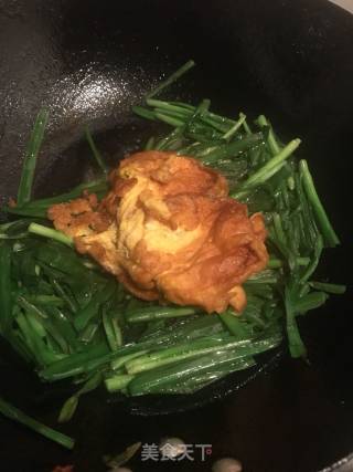 韭菜炒蛋的做法步骤：7