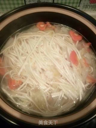 简单砂锅面的做法步骤：12