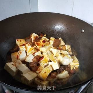 腊味豆腐的做法步骤：8