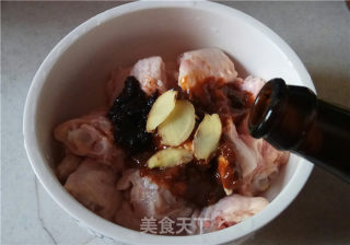 香菇蒸鸡翅的做法步骤：4