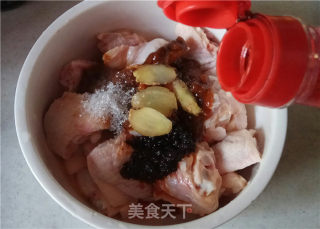 香菇蒸鸡翅的做法步骤：5