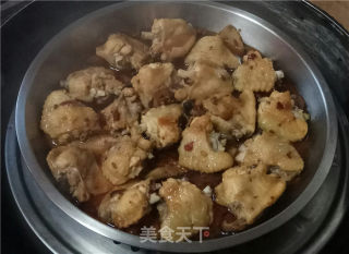 香菇蒸鸡翅的做法步骤：10
