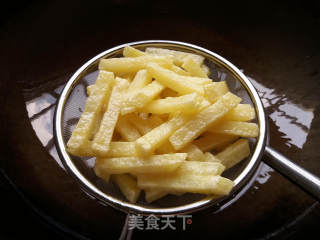 椒盐土豆虾的做法步骤：5