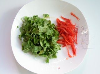 鸡丝红米拌饭的做法步骤：5