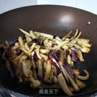 鱼香茄子的做法步骤：8