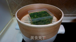 菠菜鸡蛋糕的做法步骤：8