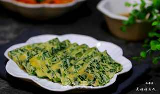 菠菜鸡蛋糕的做法步骤：12