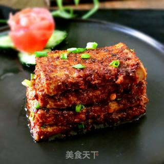 #烤箱美食#辣烤豆腐的做法步骤：11