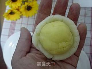 绿豆蓉馅冰皮月饼的做法步骤：18