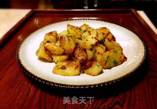 香煎土豆的做法步骤：9