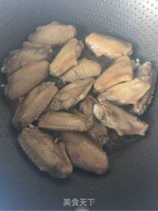 鸡翅套饭的做法步骤：2