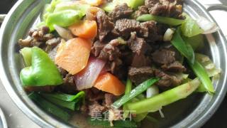 干锅羊肉的做法步骤：11