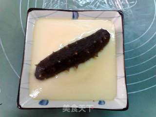 海参蒸蛋羹的做法步骤：9