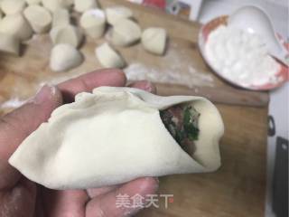 韭菜蘑菇鲜肉包的做法步骤：11