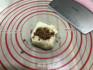 雪糕造型黑豆沙面包的做法步骤：3
